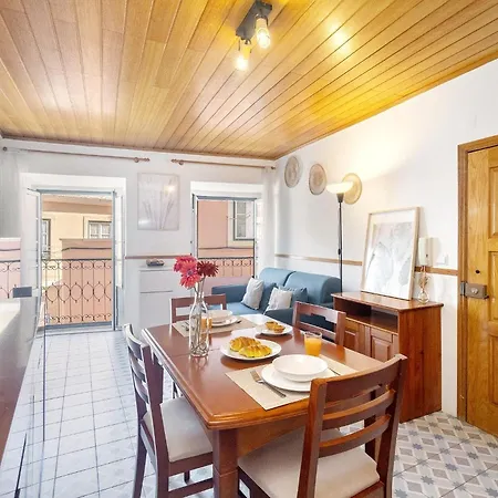 Charming 1 Bedroom Alfama Apartament Lizbona