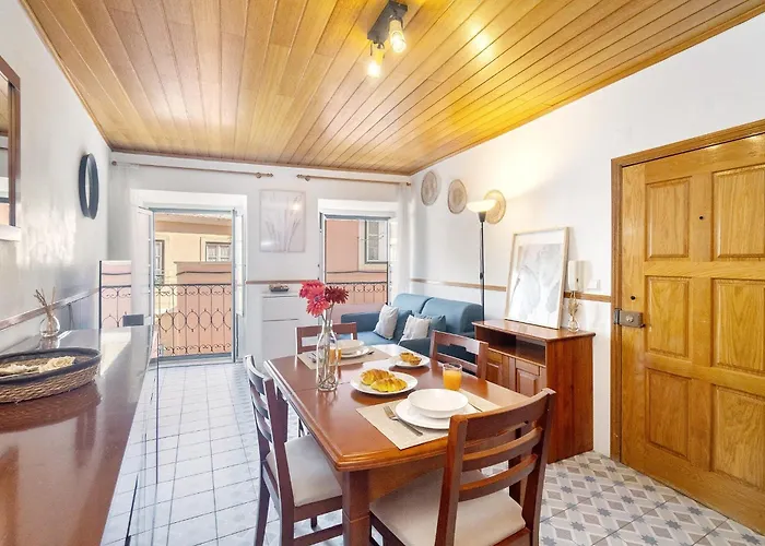 Charming 1 Bedroom Alfama Apartament Lizbona